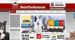 Desktop Screenshot of heimtierzentrum.de